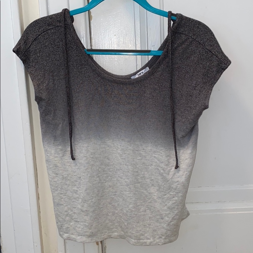 BAR III Grey & White ombré t-shirt